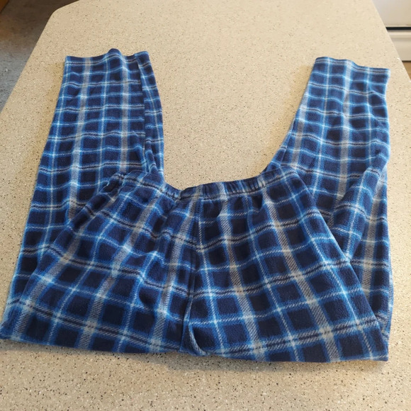 Fruit of the loom Med blue pj pants stretchy soft - Picture 1 of 6
